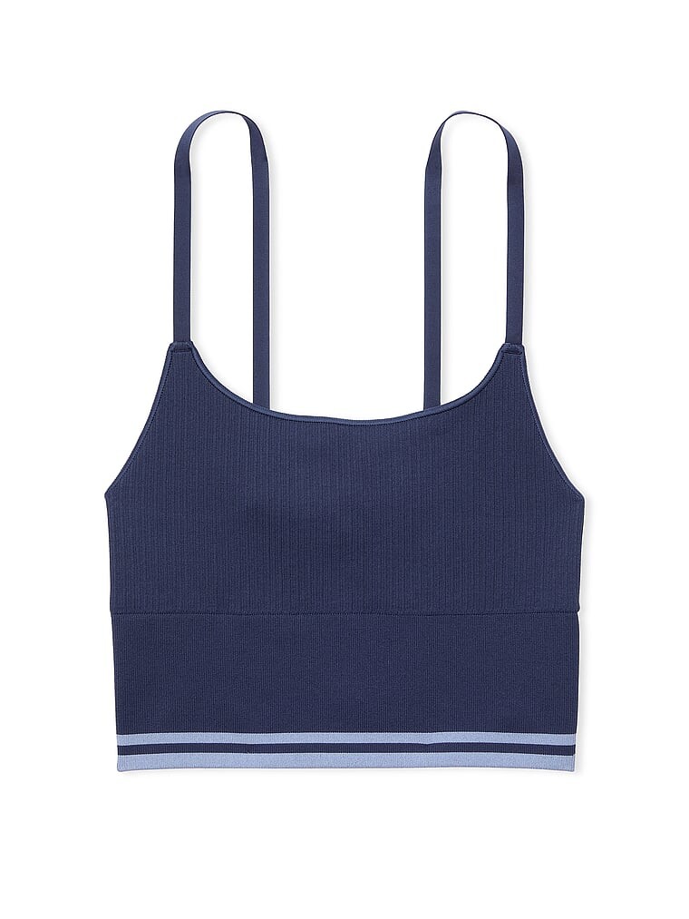 

Спортивный топ Victoria's Secret Seamless Longline, темно-синий