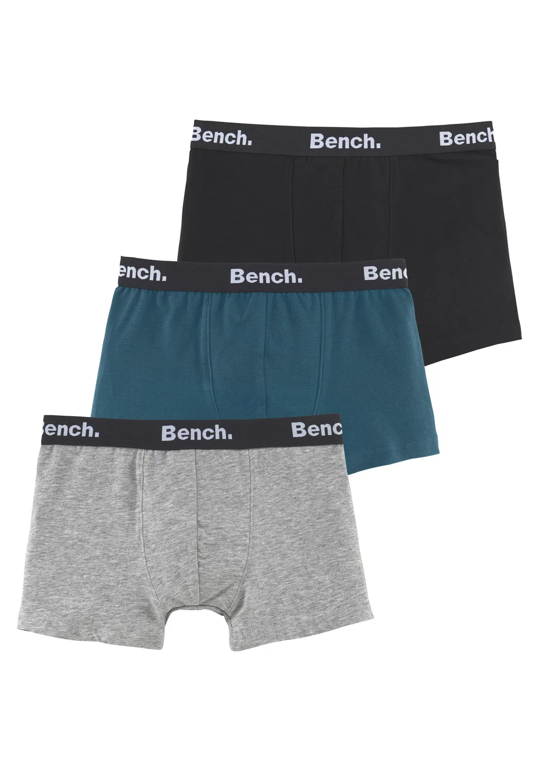Детские боксеры для мальчиков с эластичным поясом Bench, Black — фото 4