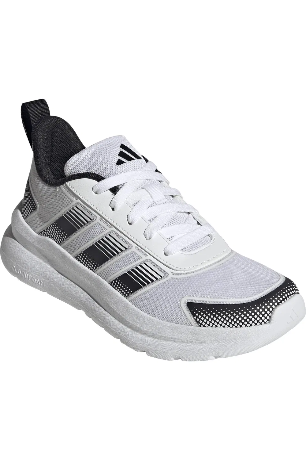 Детские кроссовки с облачной подошвой Tensaur Run 4.0 adidas, белый/черный/белый