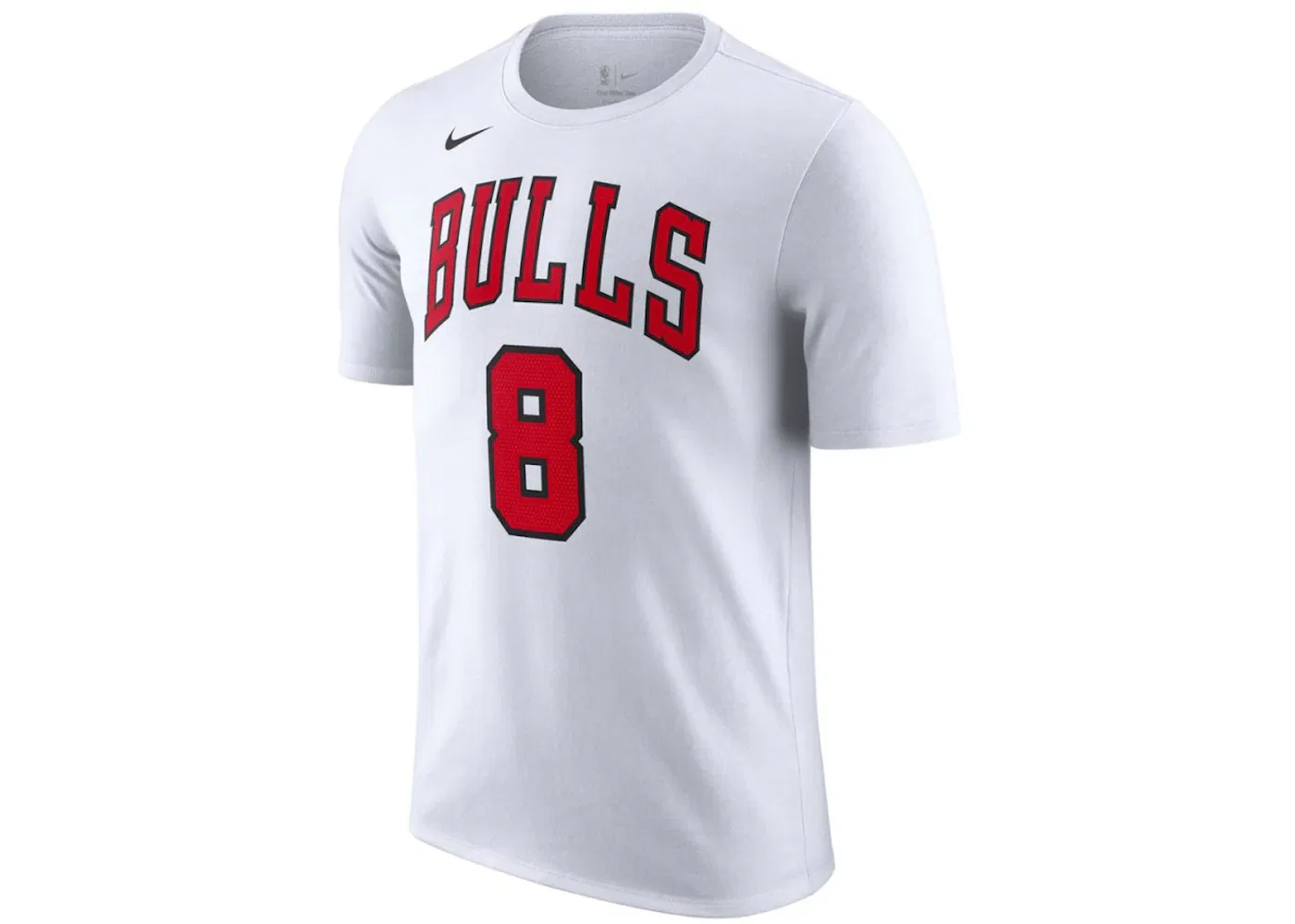 Мужская футболка с принтом Nike NBA Chicago Bulls Zach Lavine, белый