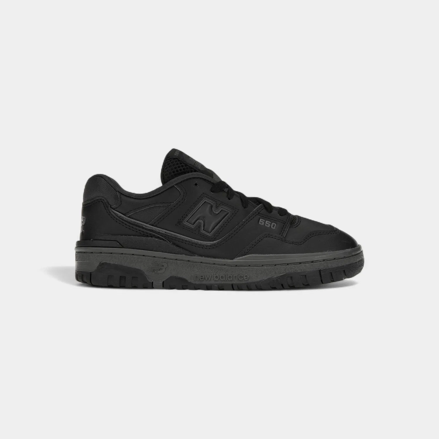 Детские кроссовки с принтом New Balance 550 Triple Black, Schwarz