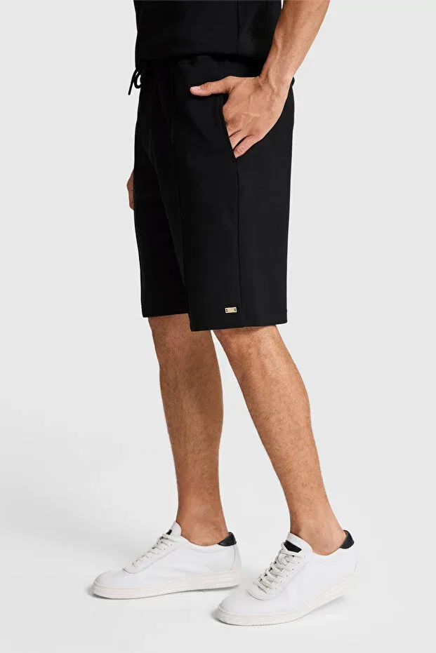 Мужские шорты с поясом U.S. Polo Assn., Black — фото 4