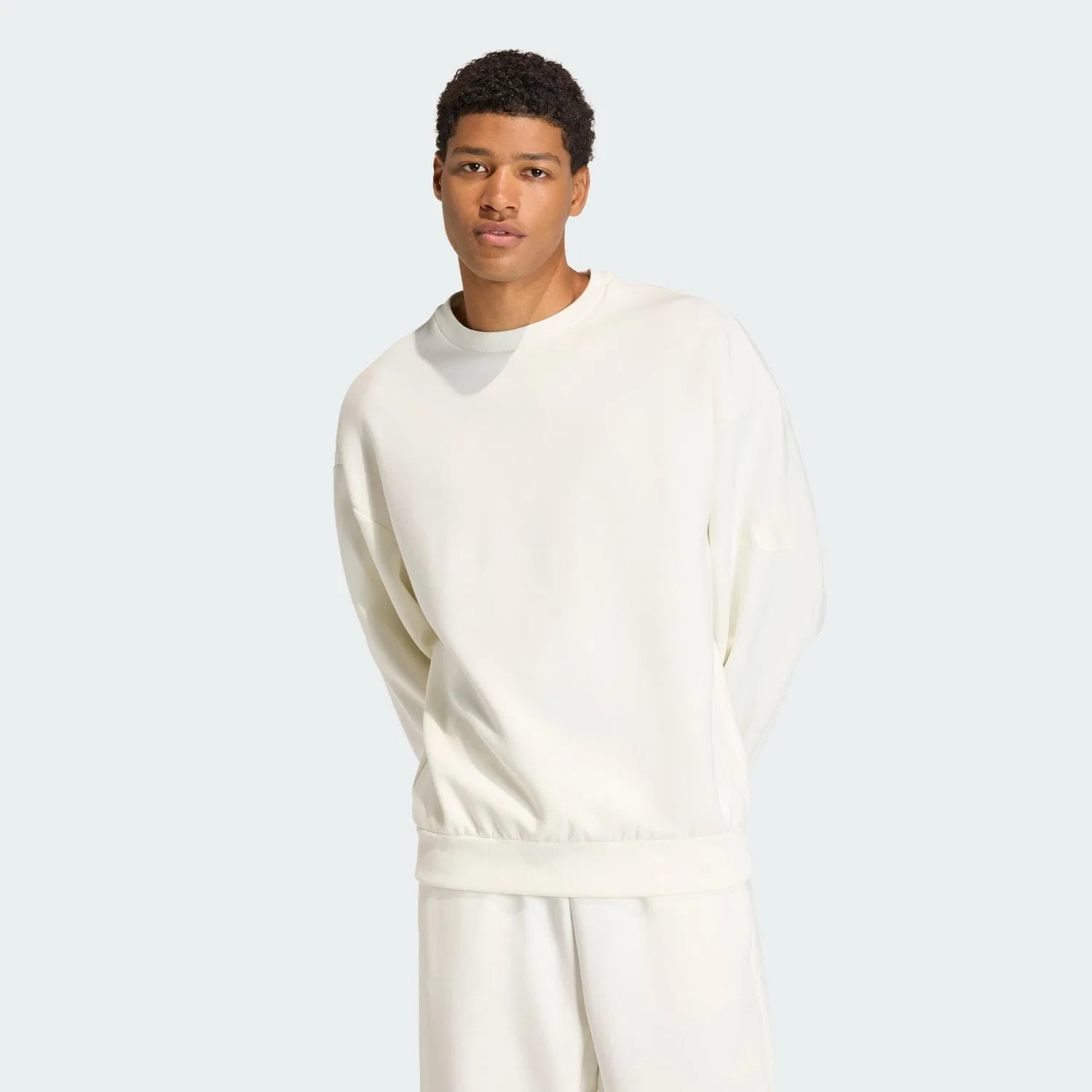 Женский свободный свитшот Soft Lux, Adidas, Cremefarben