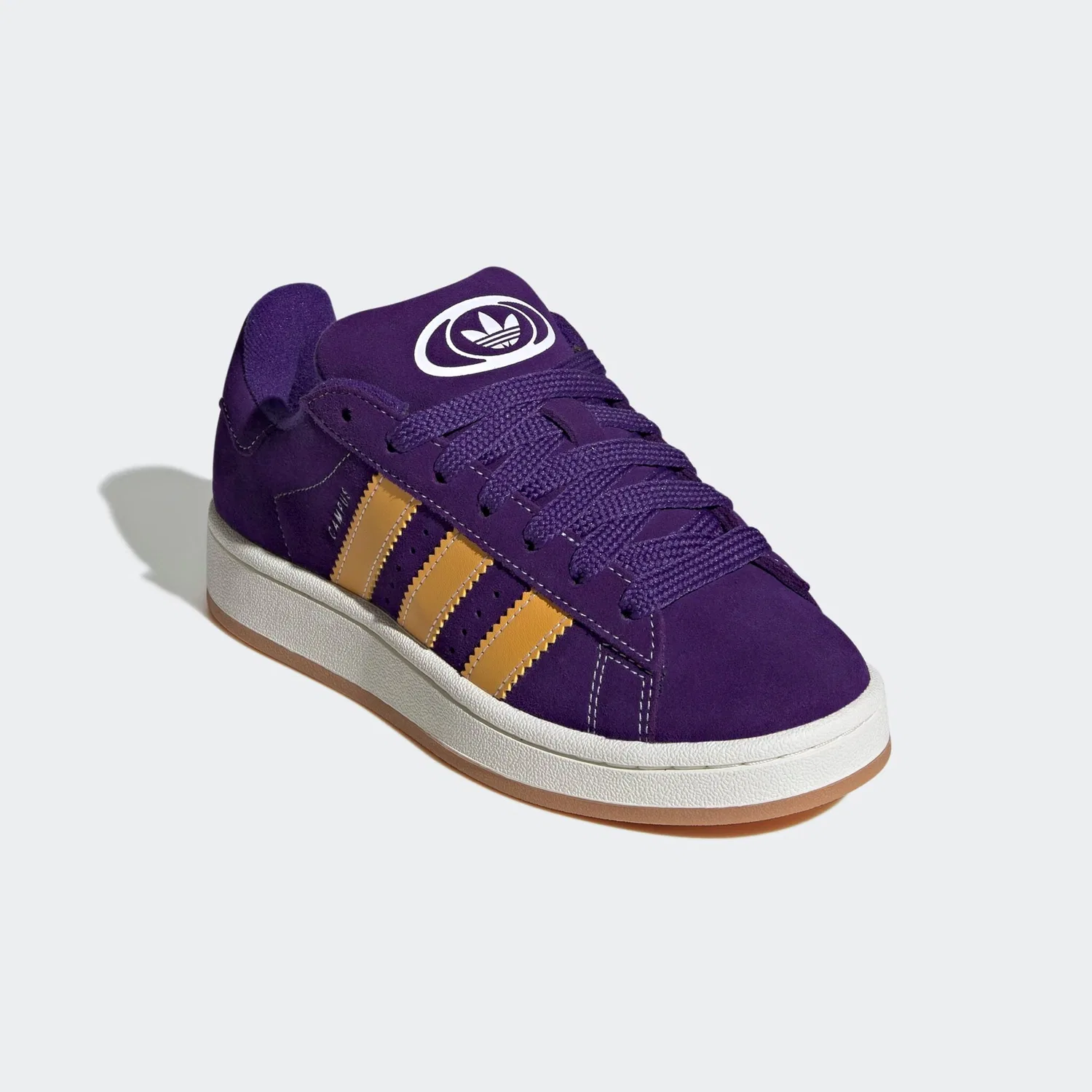 Детские кроссовки в стиле ретро Adidas Originals, Collegiate Purple / Preloved Yellow / Cloud White