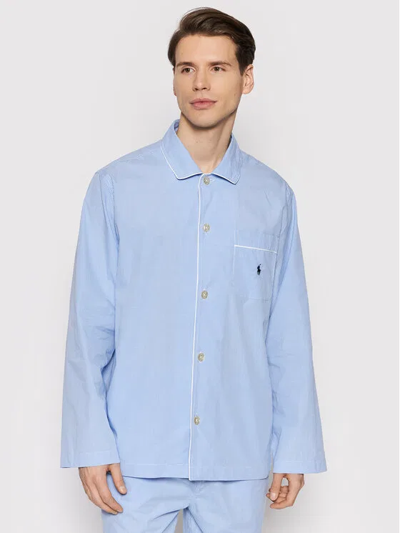Пижама regular fit Polo Ralph Lauren, светло-голубой — фото 2