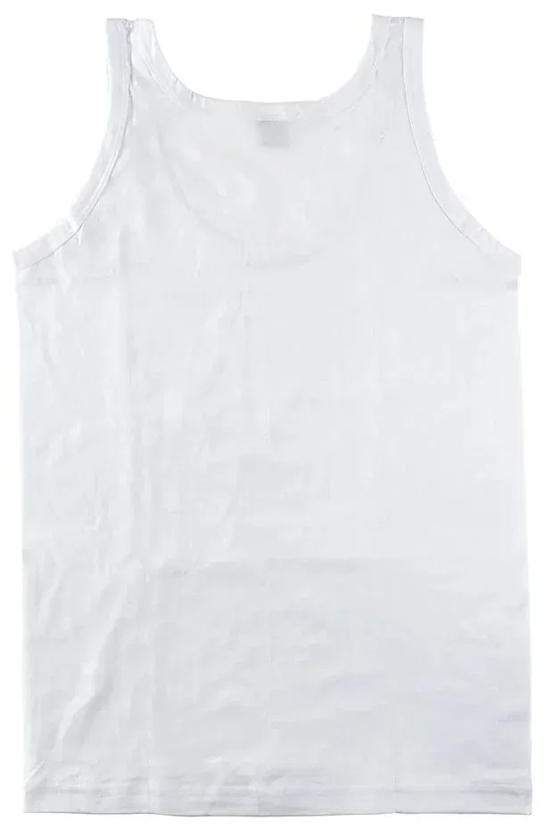 Детский для мальчиков комплект маек с бретелями Relaxed Fit Tutku, White — фото 3