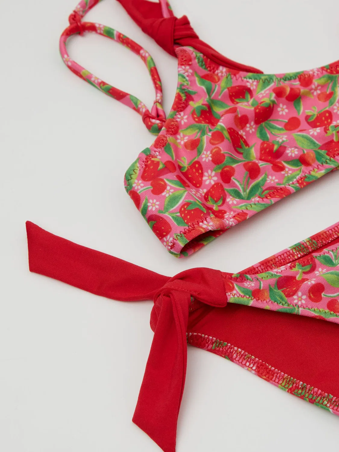 Купальник Calzedonia Strawberry Party в красном и оранжевом цвете — фото 4