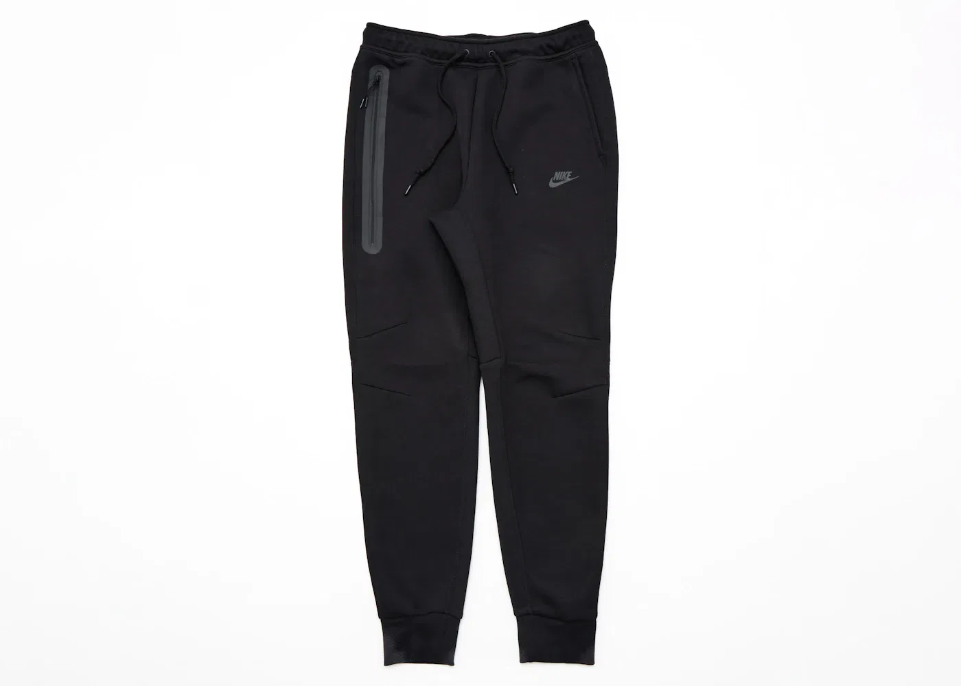 Мужские спортивные штаны из флиса с длинной застежкой-молнией Nike Joggers, Black/Black