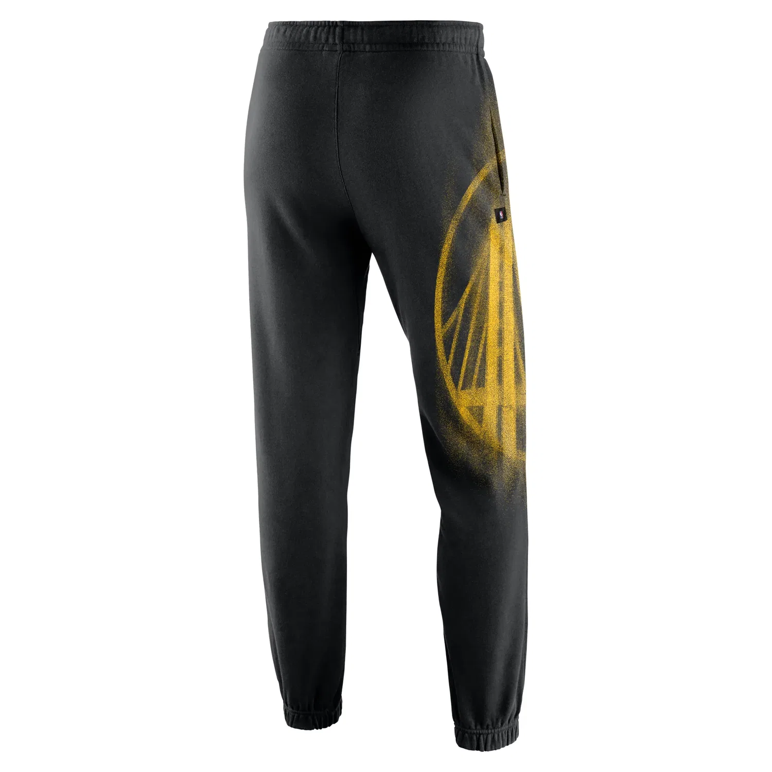 Мужские брюки для баскетбола Golden State Warriors Standard Issue Fleece Pants 'Black White' Nike, Black White — фото 2