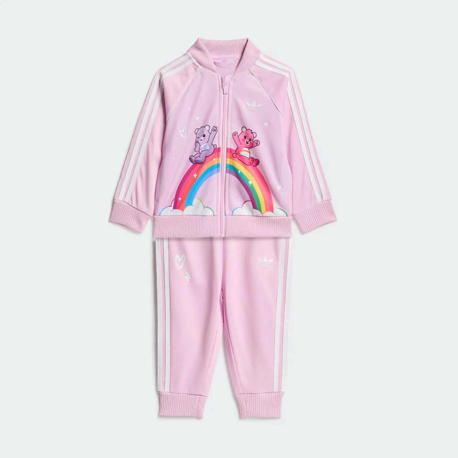 Детский спортивный костюм из двух предметов на молнии Care Bears SST Adidas Originals, Orchid Fusion