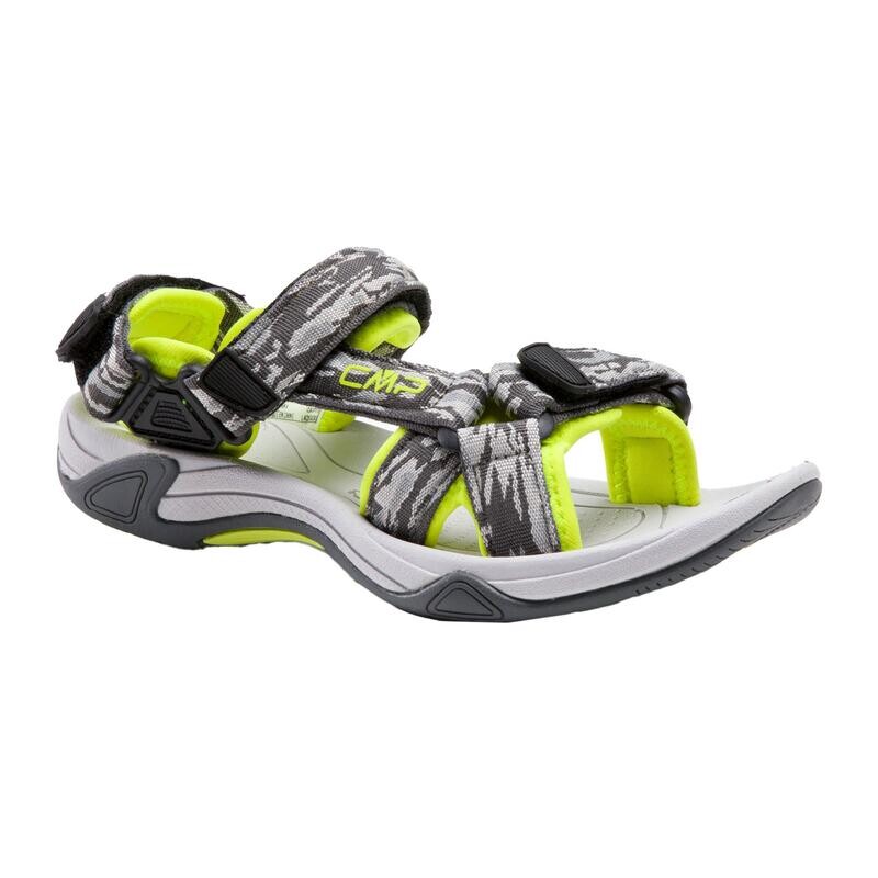 

Детские сандалии Cmp, цвет gris/black/lime yellow