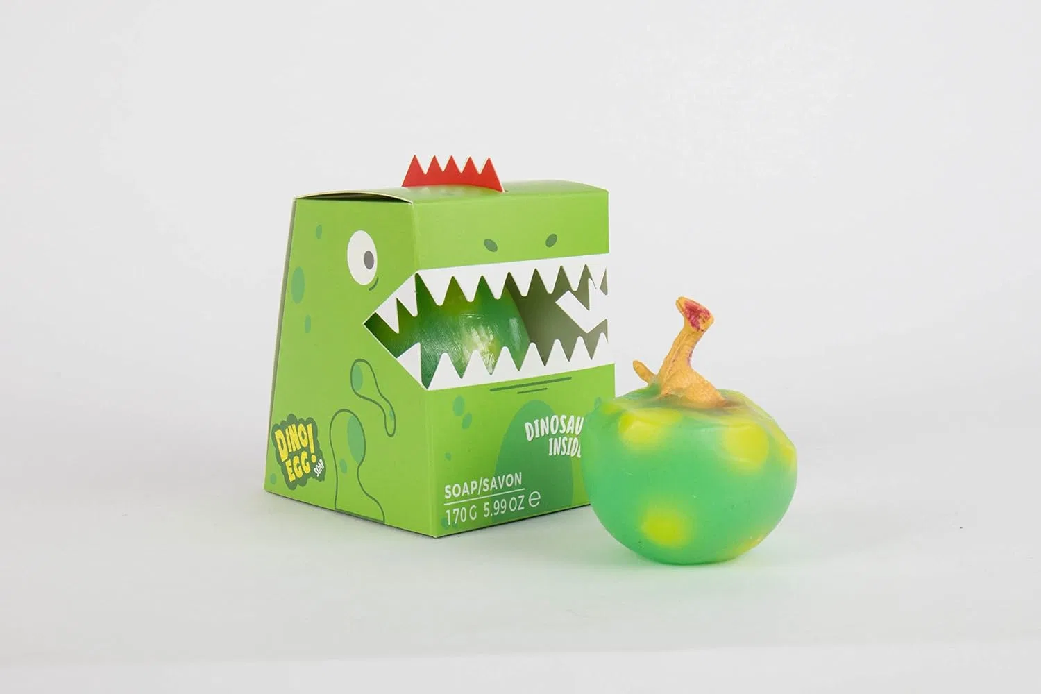 Мыло Динозавр в яйце, Gift Republic, 170 г, Зеленый