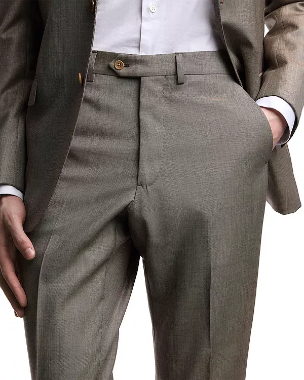 Мужской костюм классический модель G line regular fit Emporio Armani, Tan — фото 4