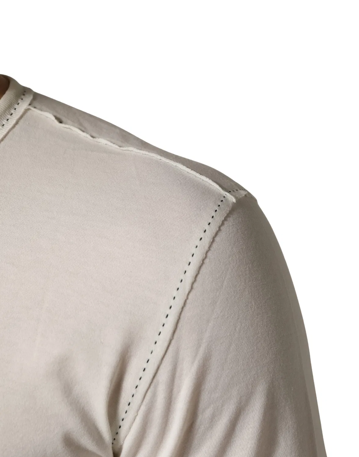 Мужской пуловер с длинным рукавом Henley Pullover Dolce & Gabbana, White