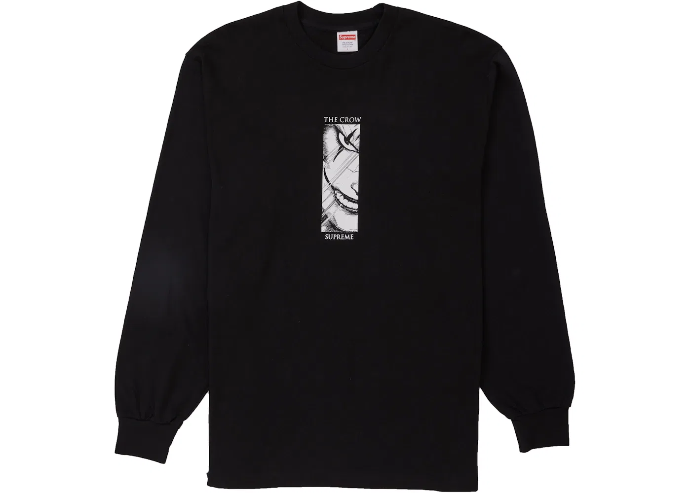 Мужская футболка с длинным рукавом The Crow Supreme, Black