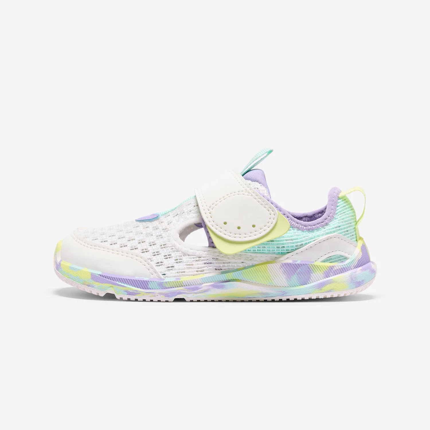 Кроссовки для активного отдыха Stepper Fresh Decathlon, Baumwollweiß Lavendellila Blasses Minzgrun