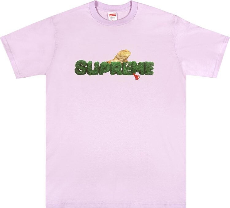 

Футболка Supreme Lizard Tee 'Light Purple', фиолетовый