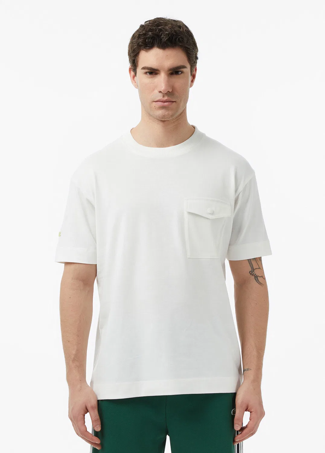 Футболка Relaxed Fit Lacoste, кремовый