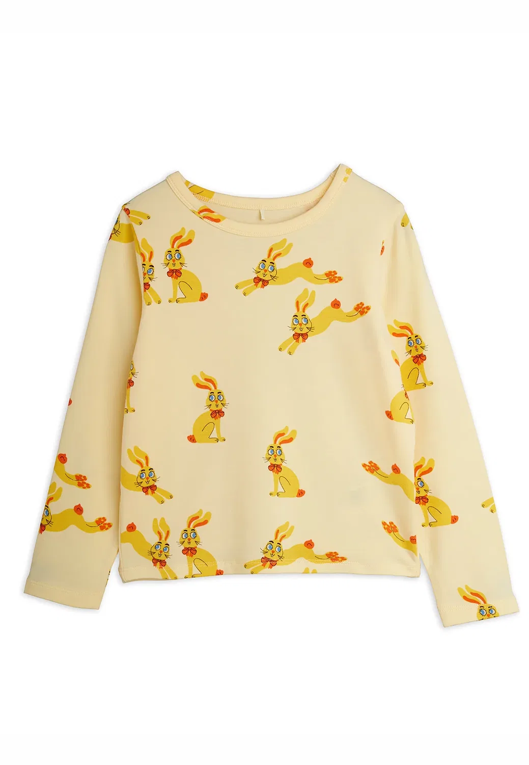 Футболка унисекс с длинными рукавами Rabbits Mini Rodini, Yellow