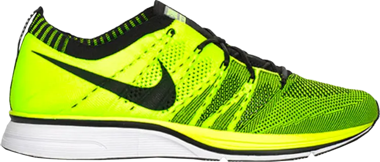 

Кроссовки Nike Flyknit Trainer+ 'Volt Black', желтый