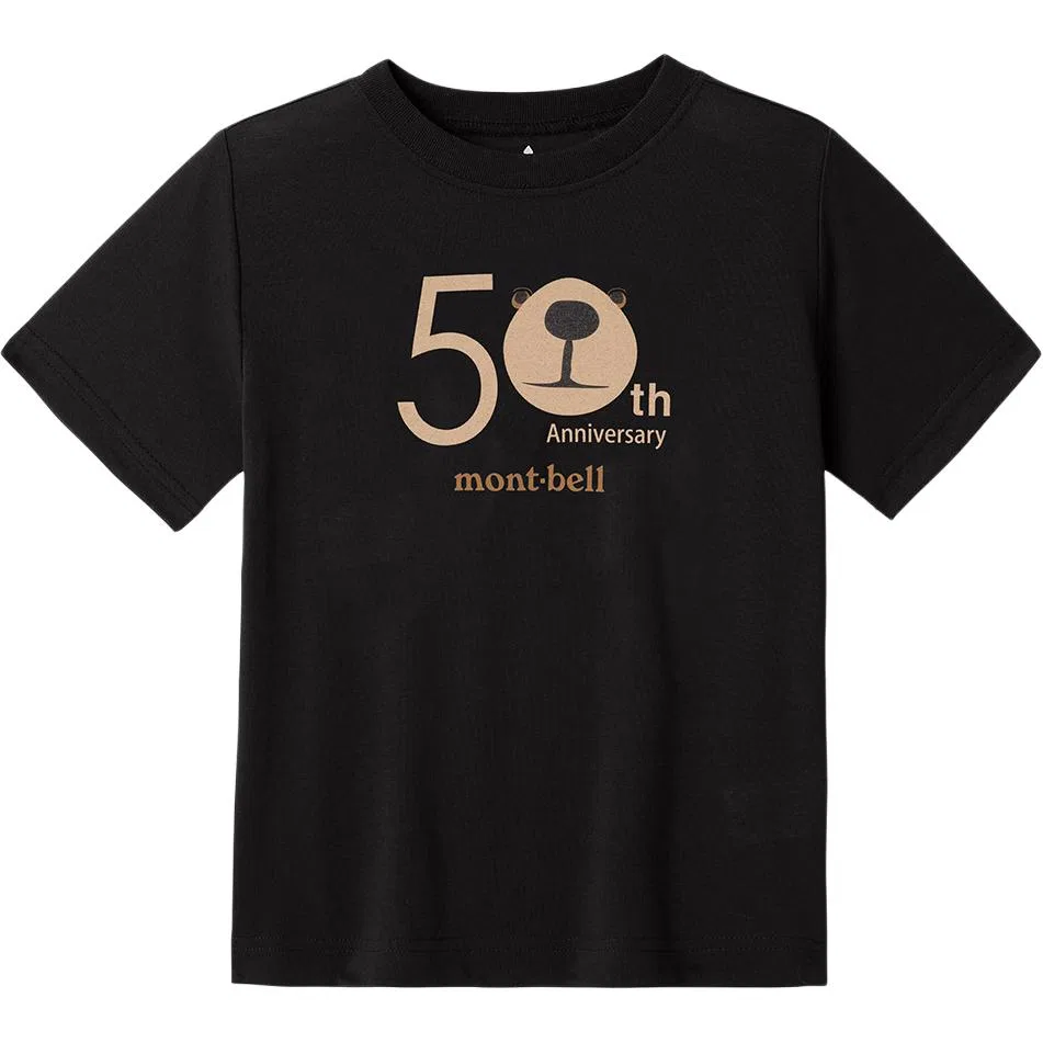Детская футболка с круглым вырезом Black/BK MONTBELL