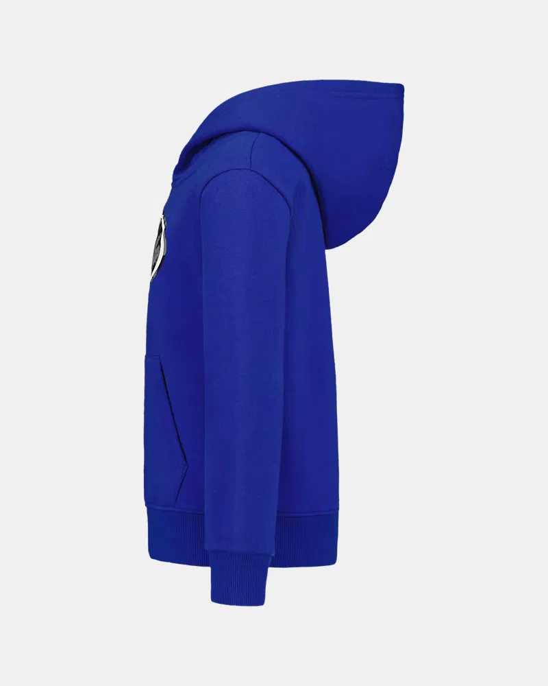 Худи утепленное флисовое для мальчиков UA Rival Print Fill UnderArmour, Team Royal/White — фото 4