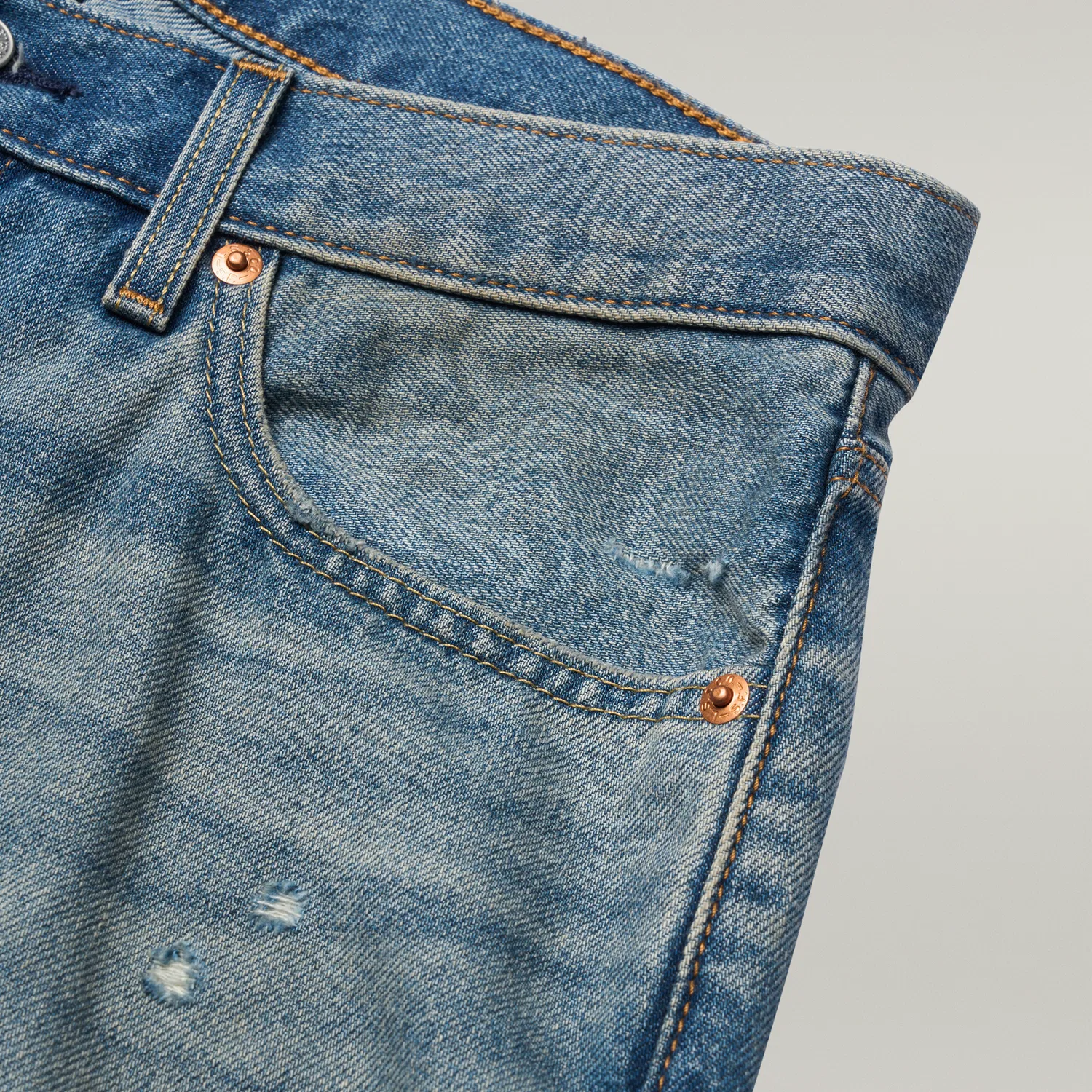 Джинсы деним синие Levis, Denim Blue — фото 4