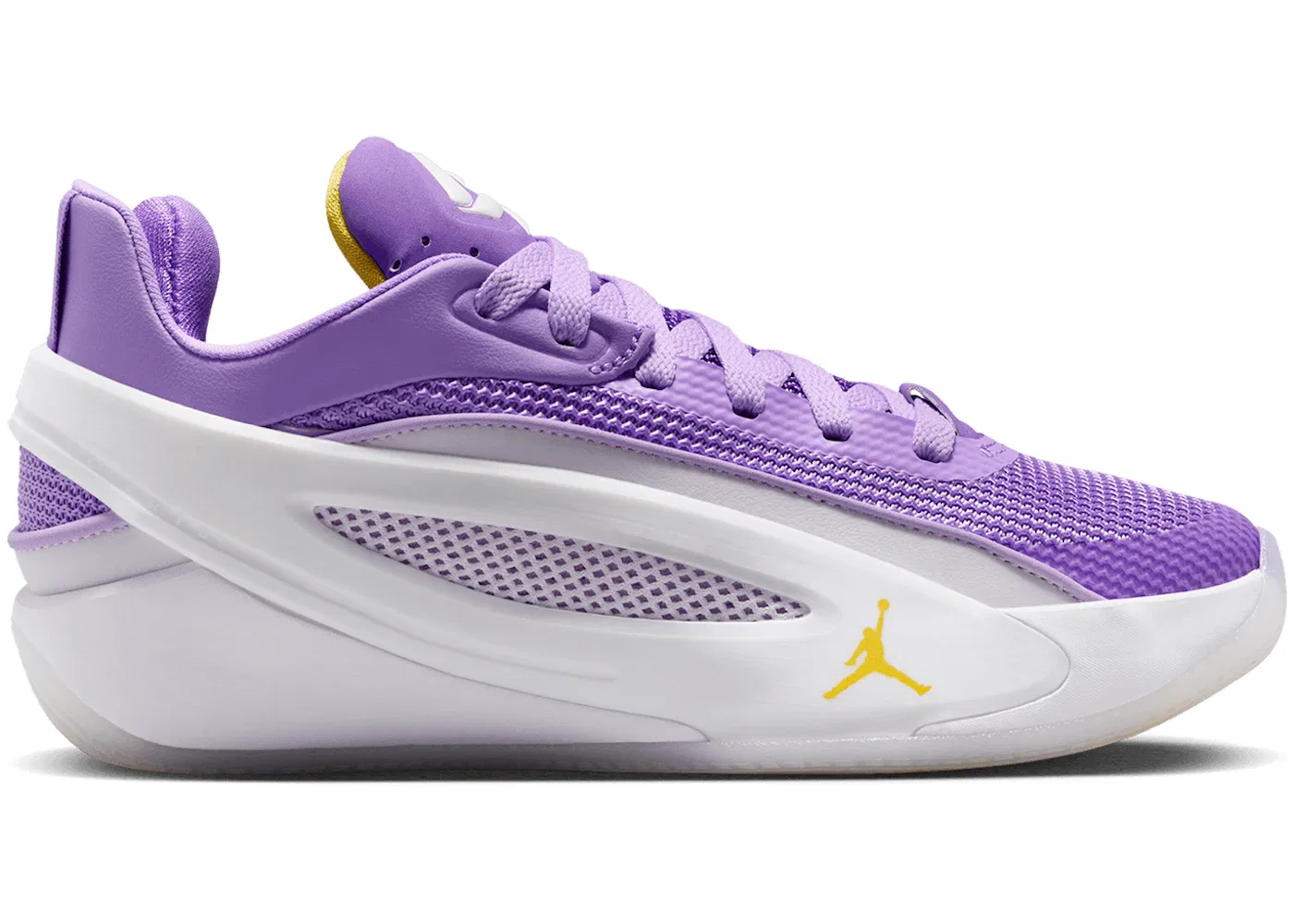 Детские кроссовки для мальчиков с длинным шнурком Jordan Luka 5 Jordan, White/Atomic Violet/Wild Berry/White