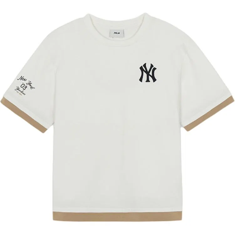 Детская футболка с круглым вырезом MLB Kids T Shirts Crew Neck Moderate, Gray White — фото 3