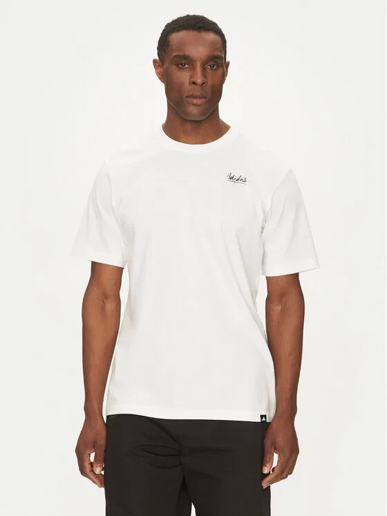 Футболка regular fit Lounge Still Life Bowl Graphic Adidas, белый