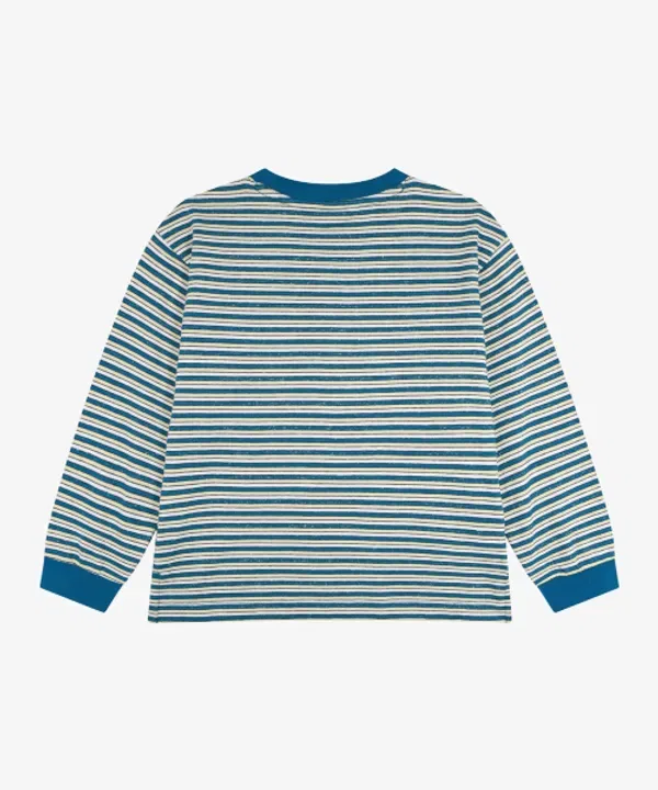 Футболка с длинным рукавом полосатая Play On, The North Face Kids, светло-желтый — фото 2