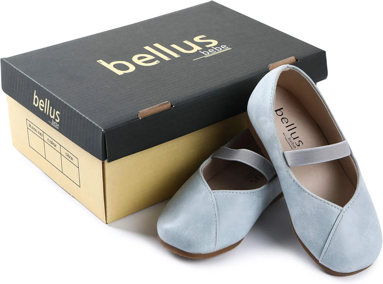 Детские туфли-балетки Мэри Джейн для девочек ContiKids, Ballet Sky Blue — фото 3