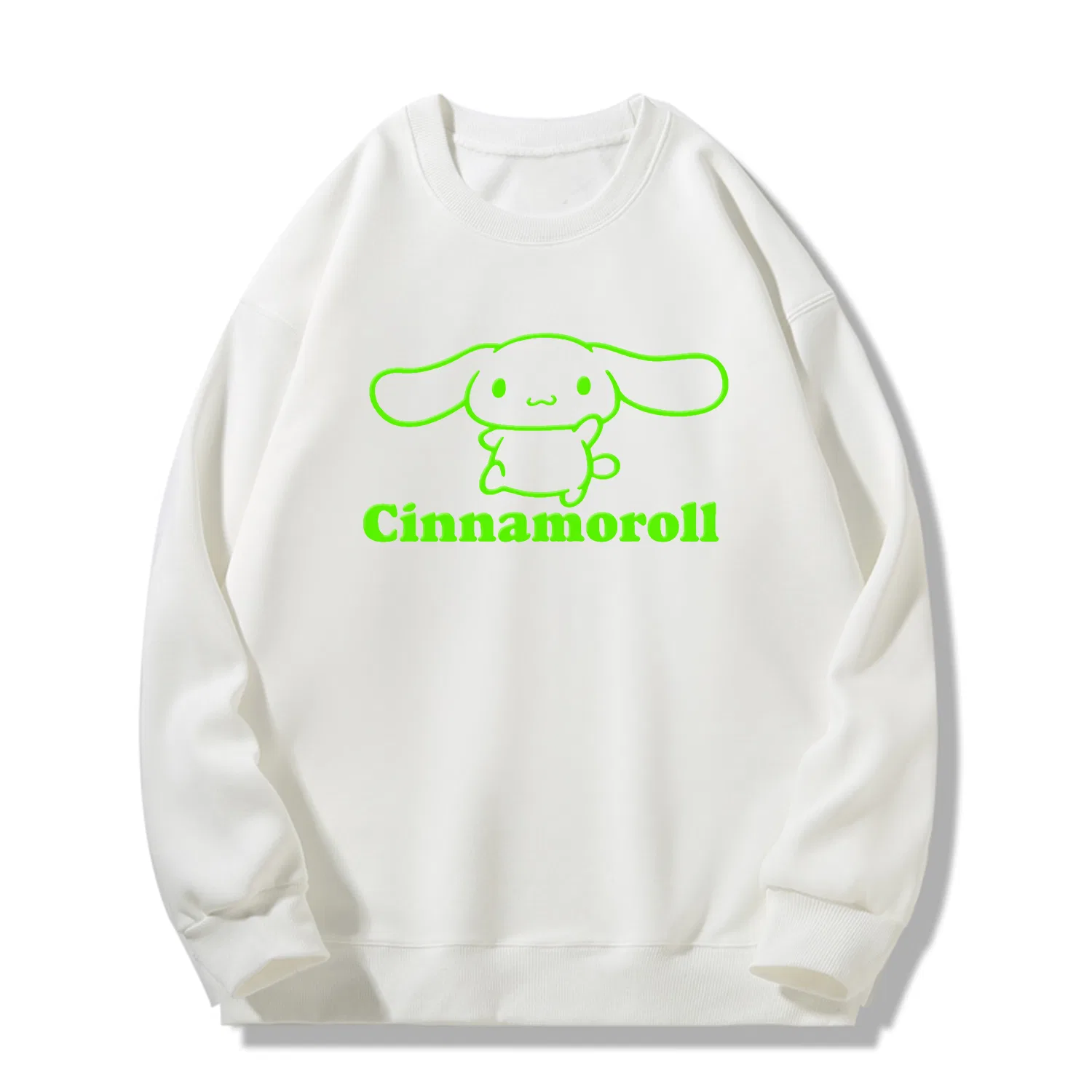 Детская толстовка с принтом x Cinnamoroll Sanrio, White Green