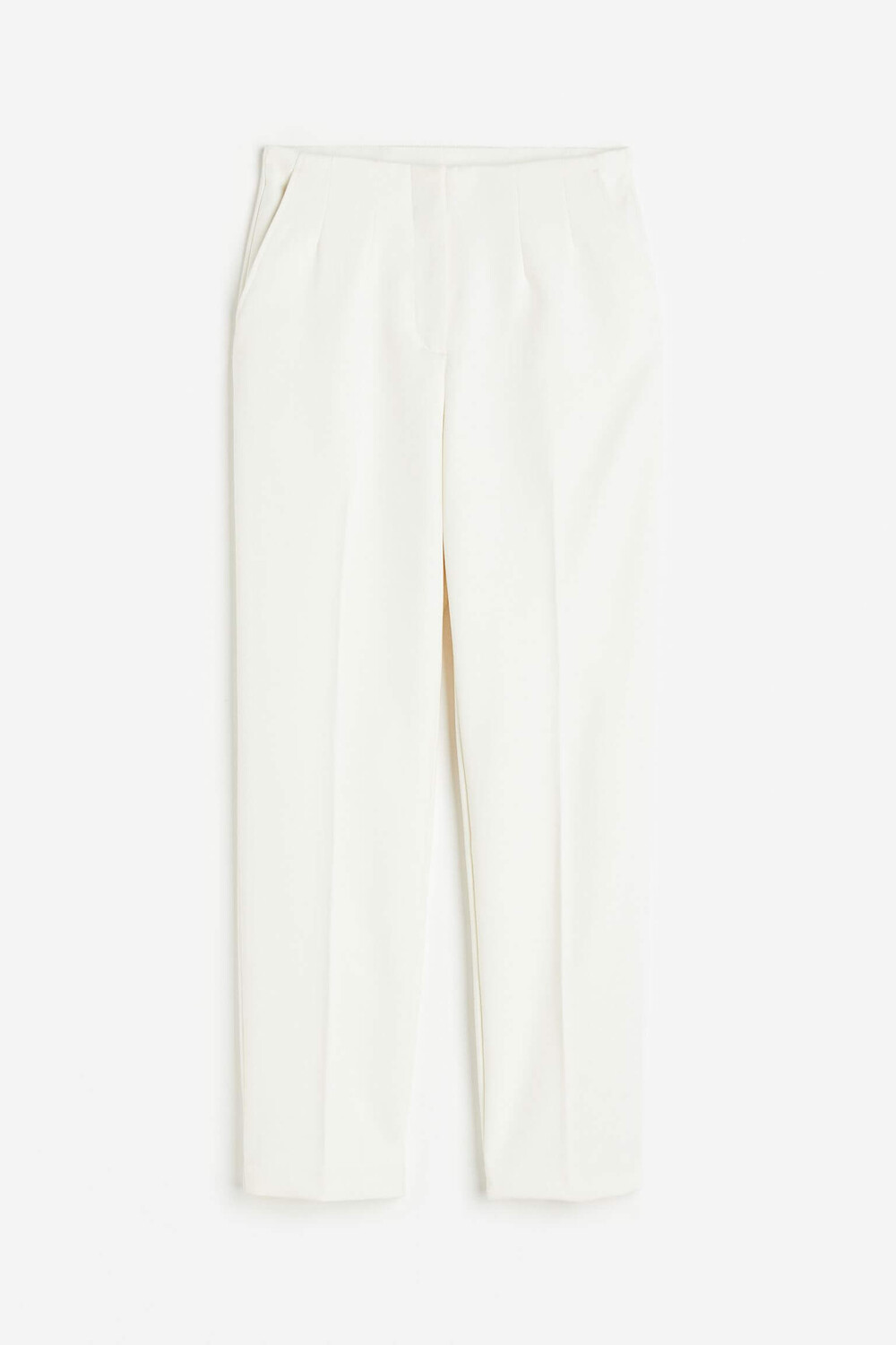 

Брюки H&M Tapered, кремовый, Бежевый, Брюки H&M Tapered, кремовый