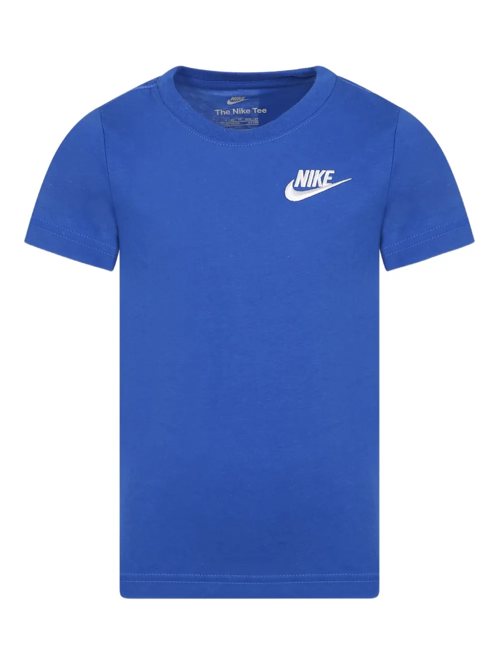

Футболка с круглым вырезом и логотипом Swoosh Nike Kids, синий