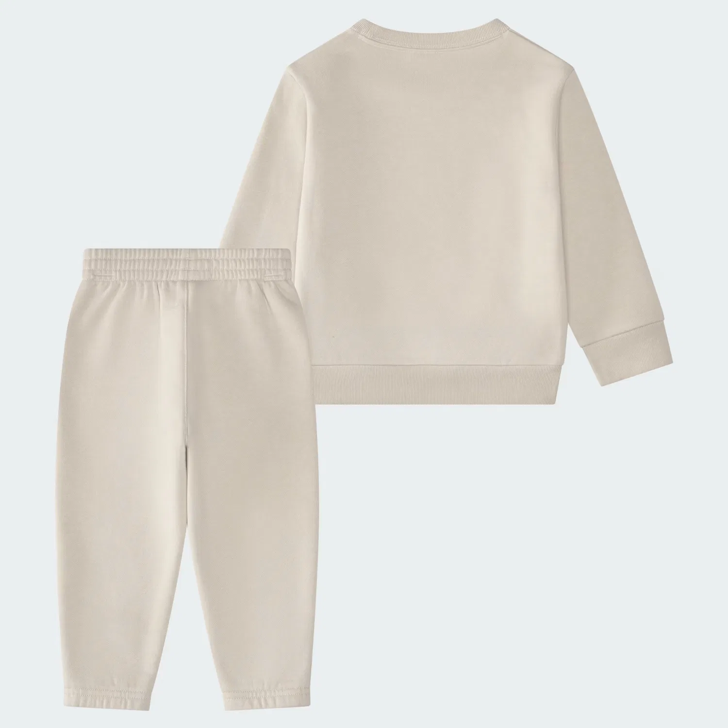 Детский спортивный костюм из флиса, пуловер и брюки ess small logo promo Adidas Sportswear, alumina — фото 2