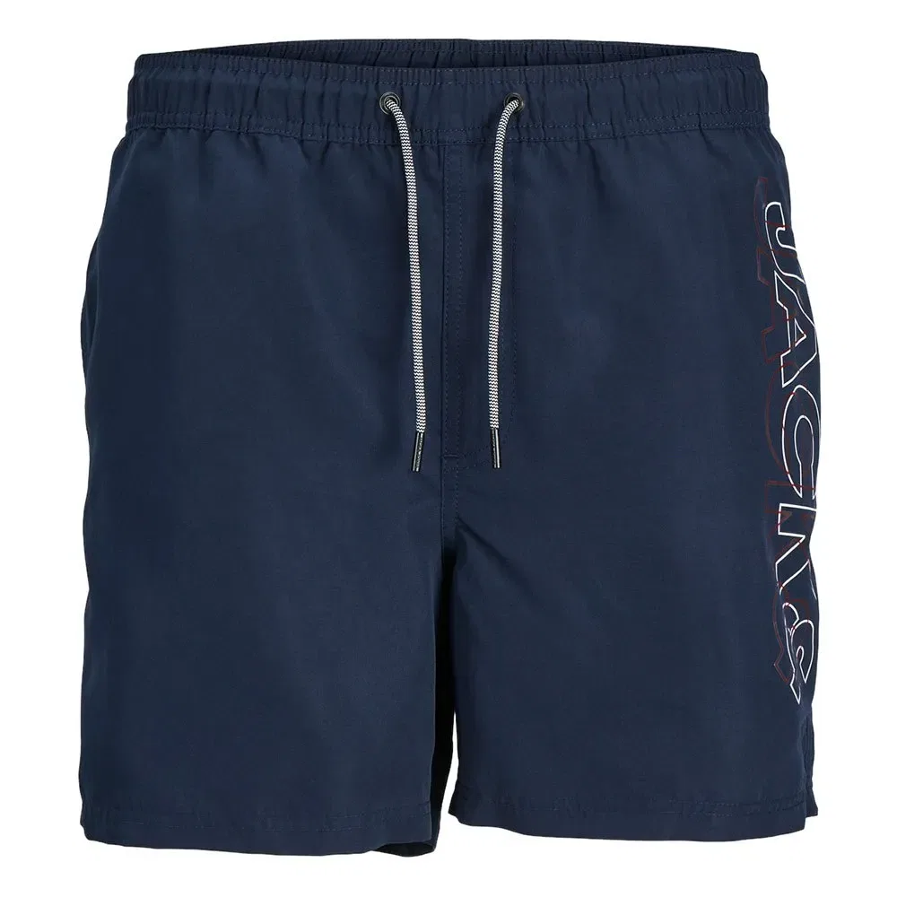 Плавки с двойным логотипом Fiji Jack & Jones, синий
