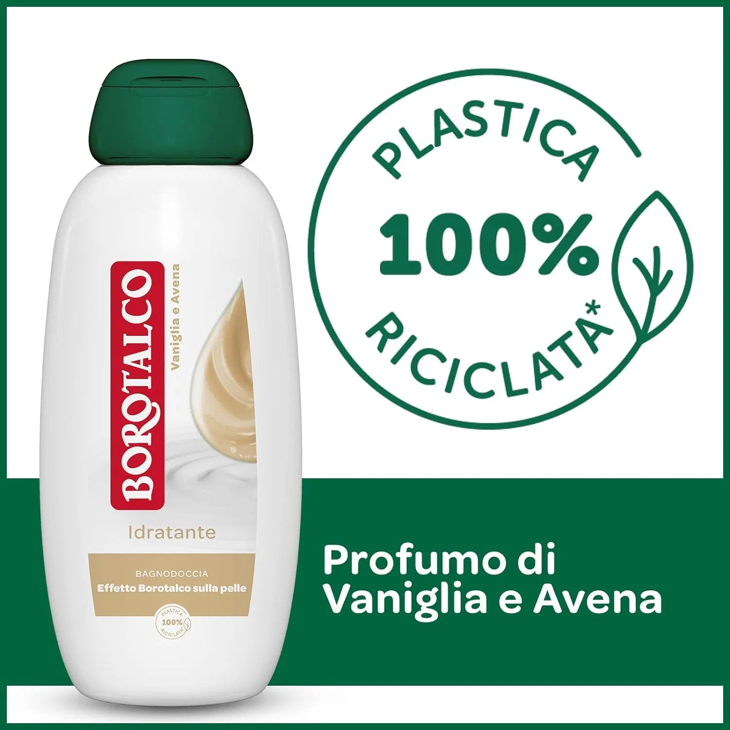Гель для душа Borotalco Vaniglia e Avena, 12 x 450 мл, Белый Italian Gourmet E.R. — фото 3