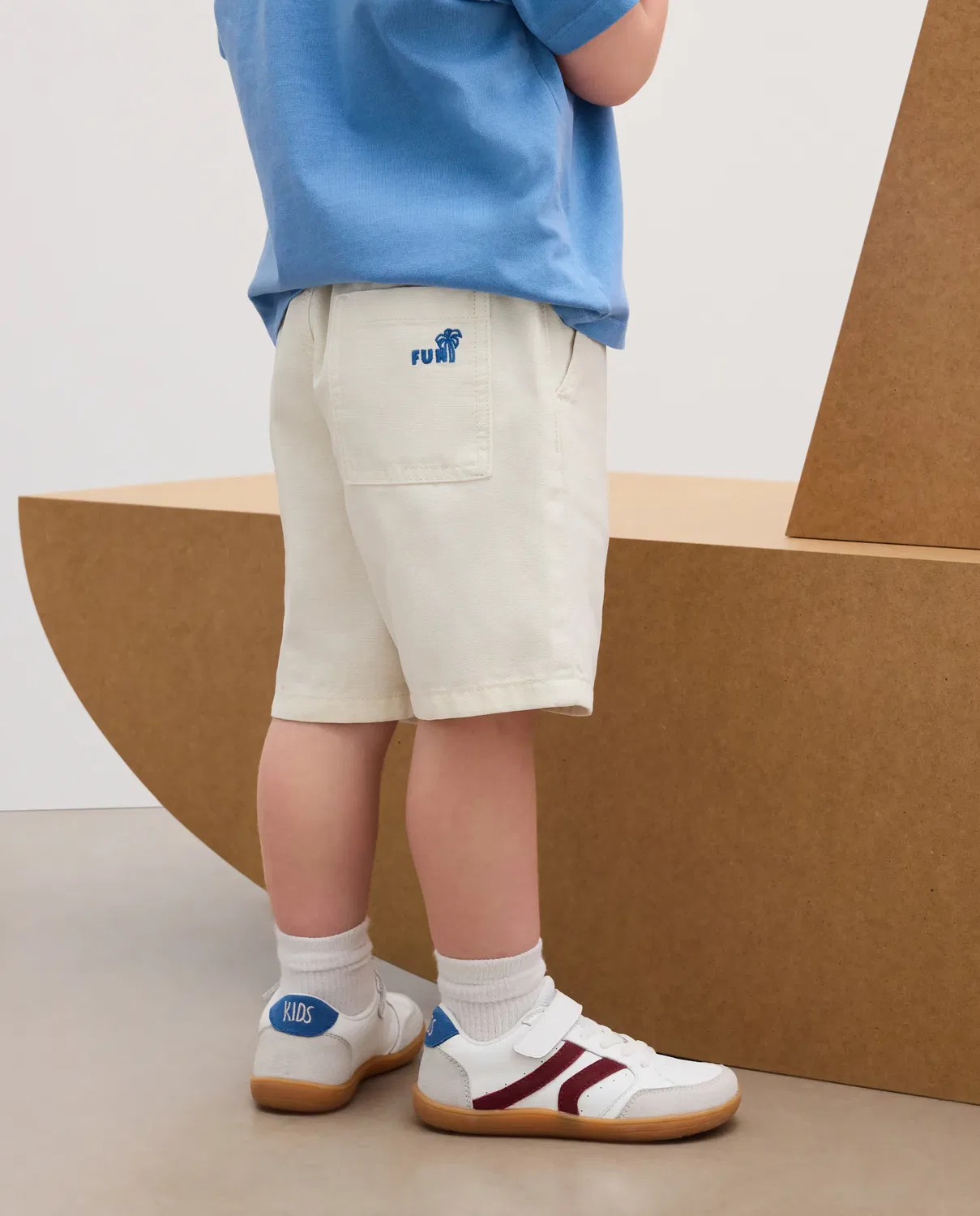 Детские шорты-бермуды для мальчиков хлопковые Kids El Corte Inglés, Beige — фото 3