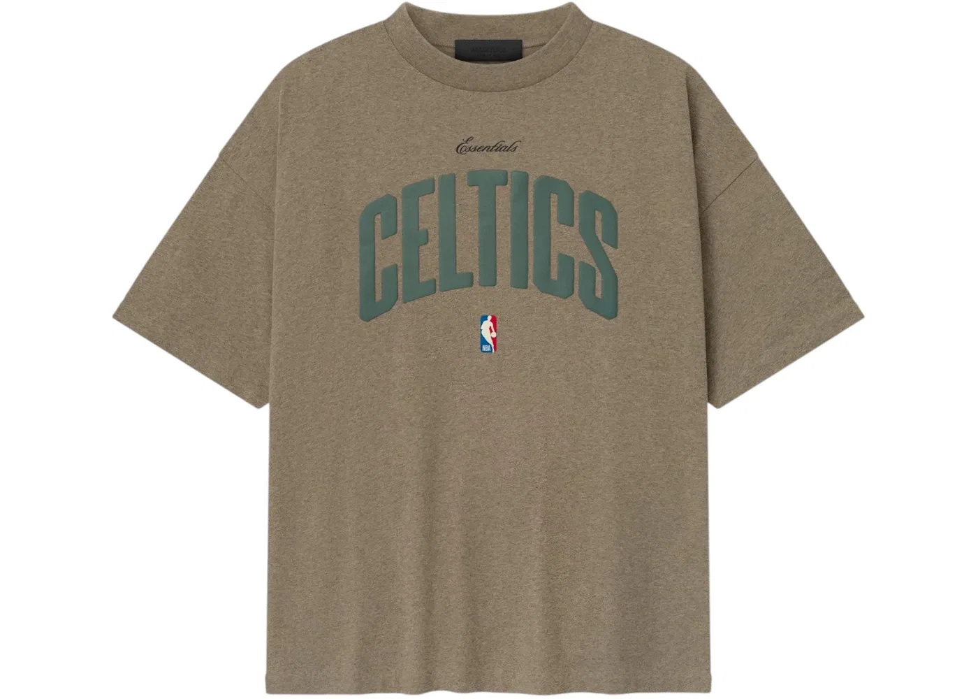 Мужская футболка с принтом Essentials Celtics 90's Tee Fear of God, Homestead Heather