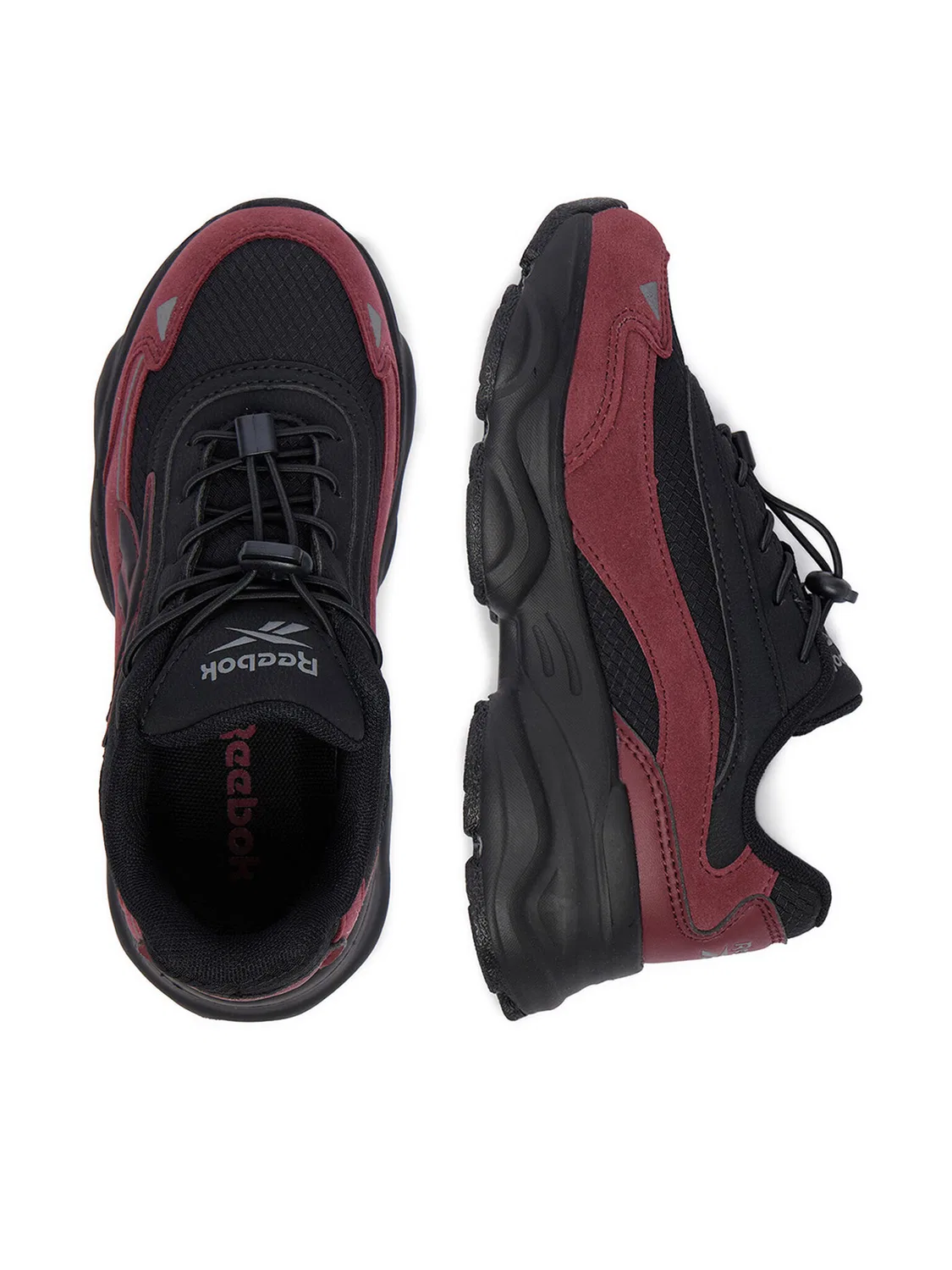 Кроссовки для мальчика Reebok, темно-красный — фото 4
