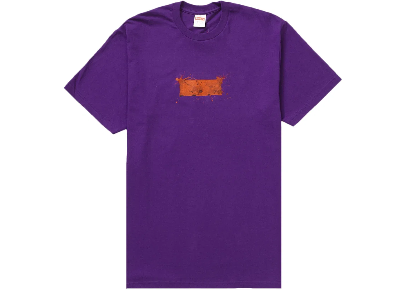 Мужская футболка с принтом Supreme Ralph Steadman Box Logo Tee, Purple