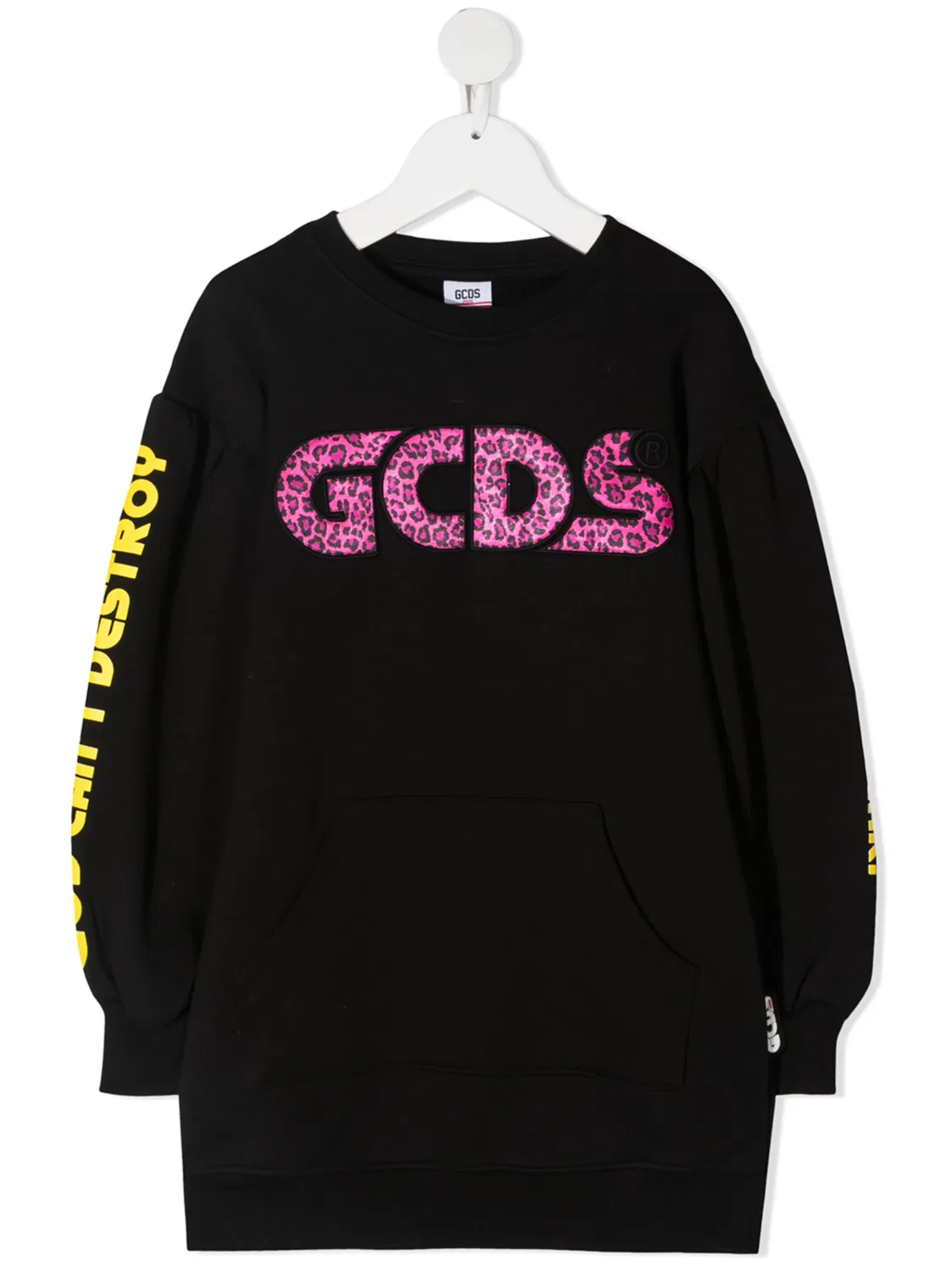 Свитшот с аппликацией GCDS, черный