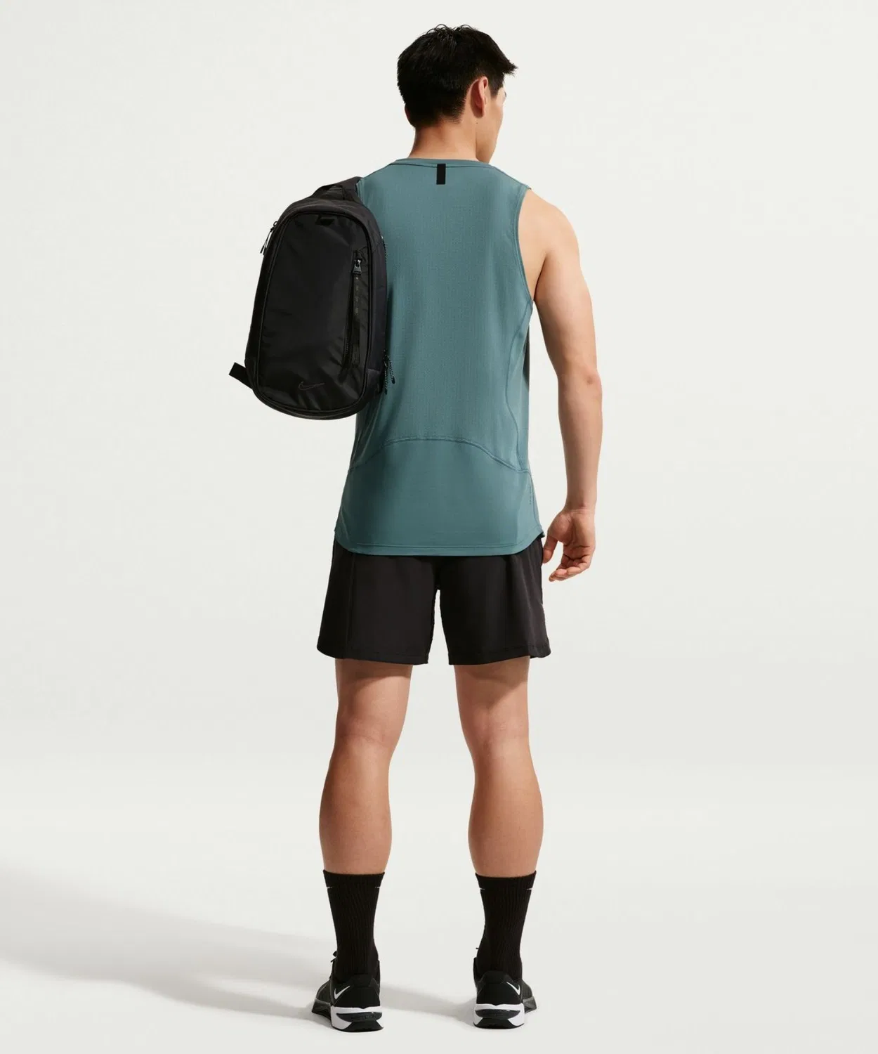 Мужской топ без рукавов NIKE NP DF NPT TANK, Green — фото 4