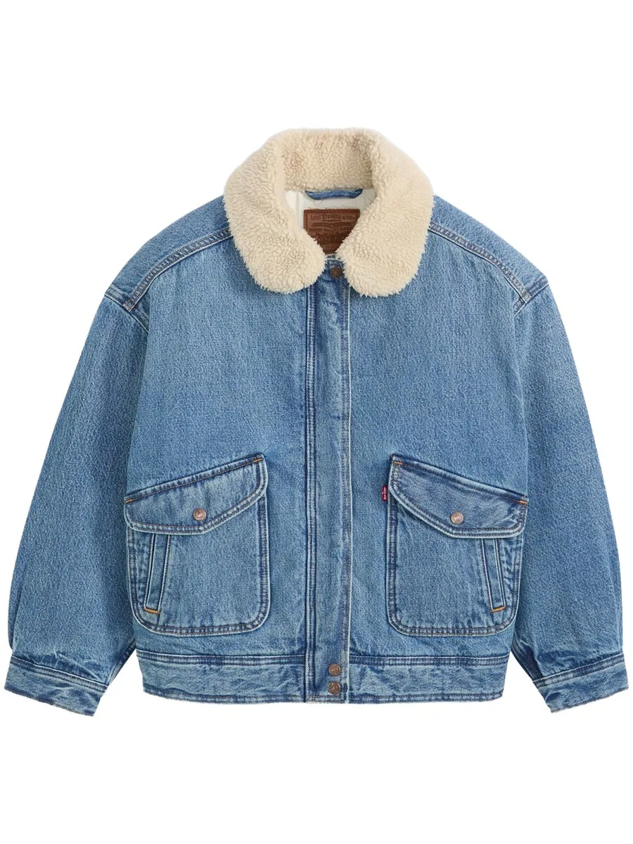 Куртка LEVI'S Between-Season 'Sherpa' из синего денима