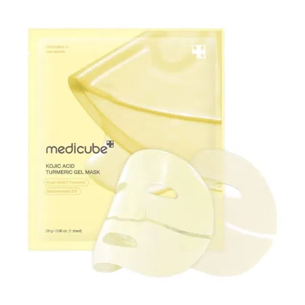 Маска-гель для лица с осветляющим эффектом MEDICUBE Kojic Acid Turmeric, 28 г