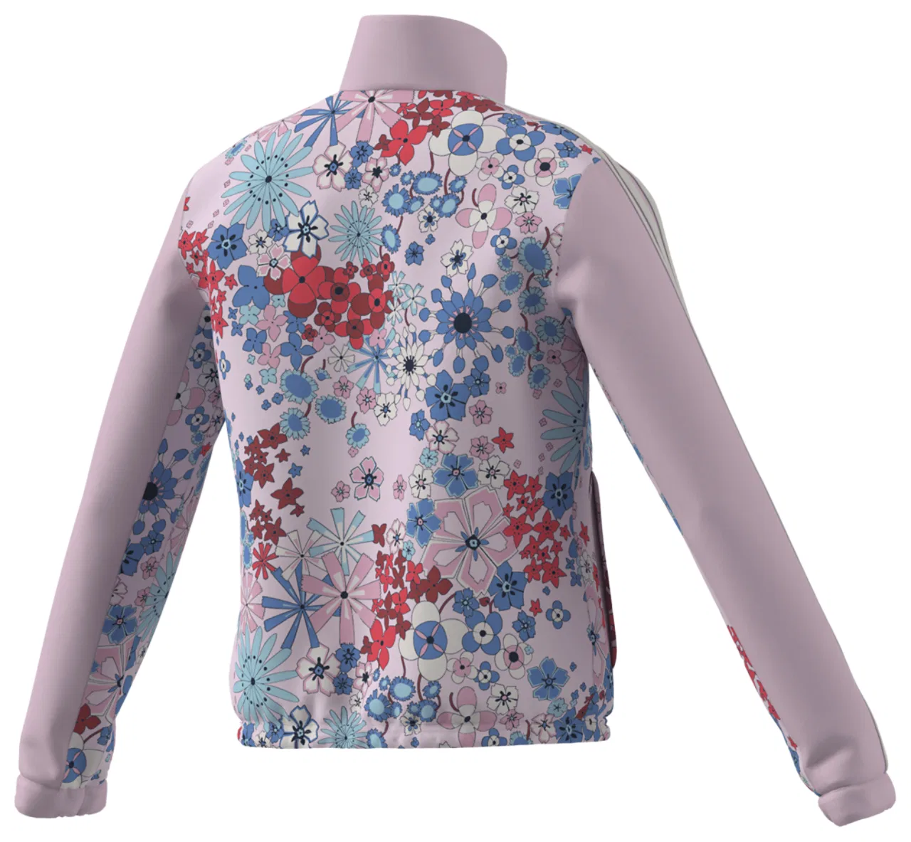 Куртка для девочек Liberty FLR Adidas, цвет Clear Pink/Blue — фото 2