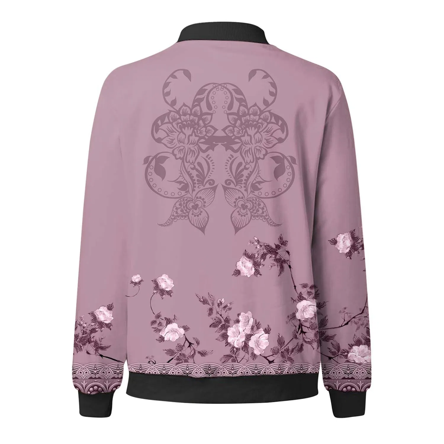 Женская куртка-бомбер с молнией, легкая, для активного отдыха, Rosa — фото 4