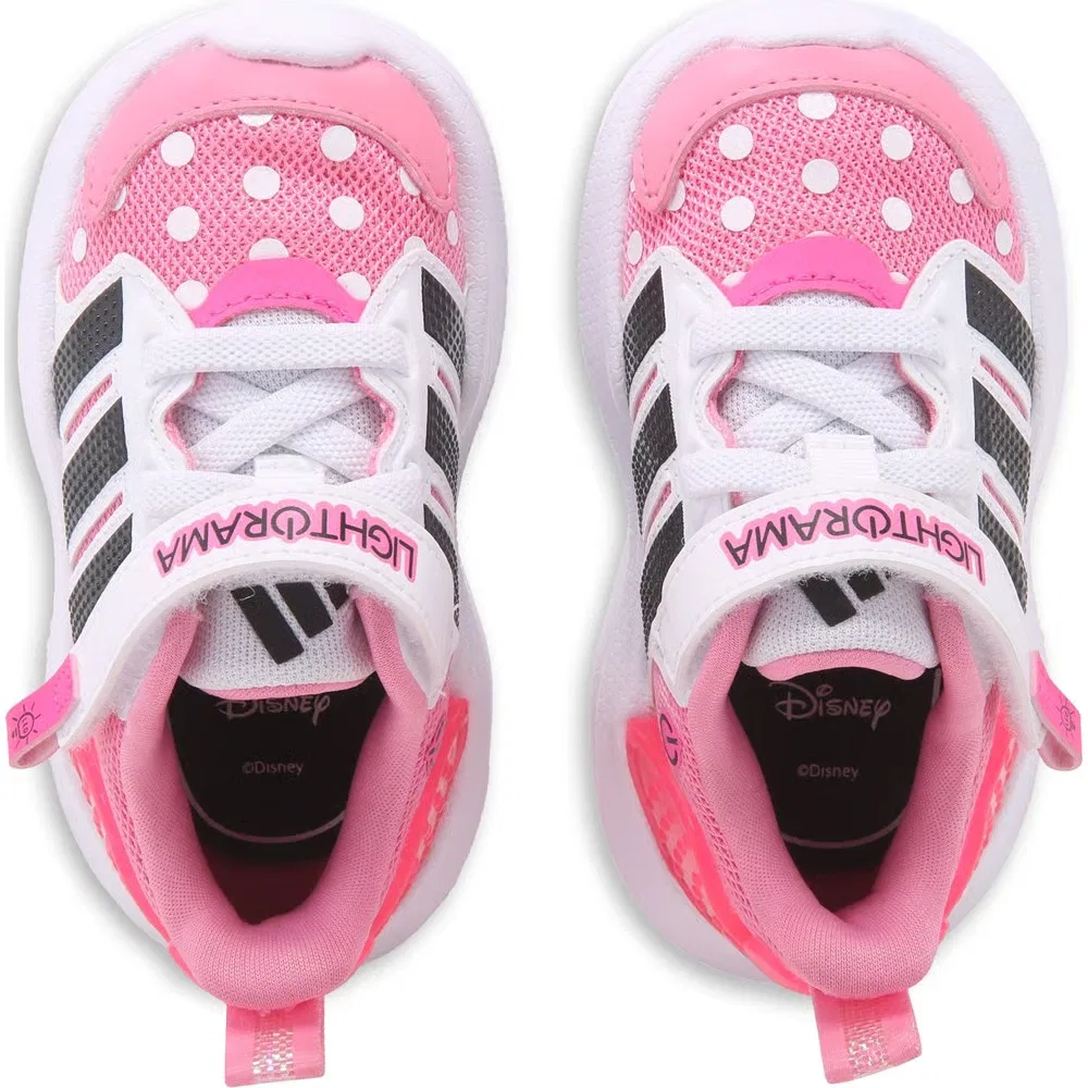 Детские светящиеся кроссовки Lightorama для малышей Adidas, Light/Pastel Pink — фото 4