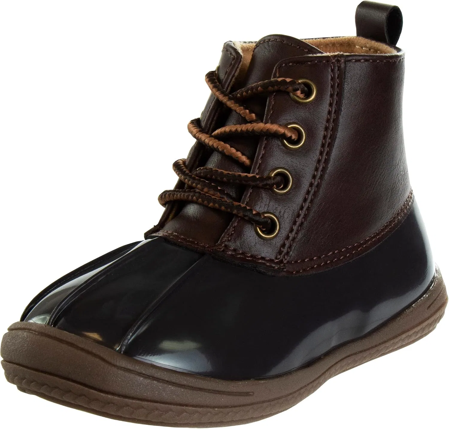 Детские ботинки для девочек Luke Josmo, Brown Patent/Brown